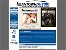 Tablet Screenshot of beantownphysio.com